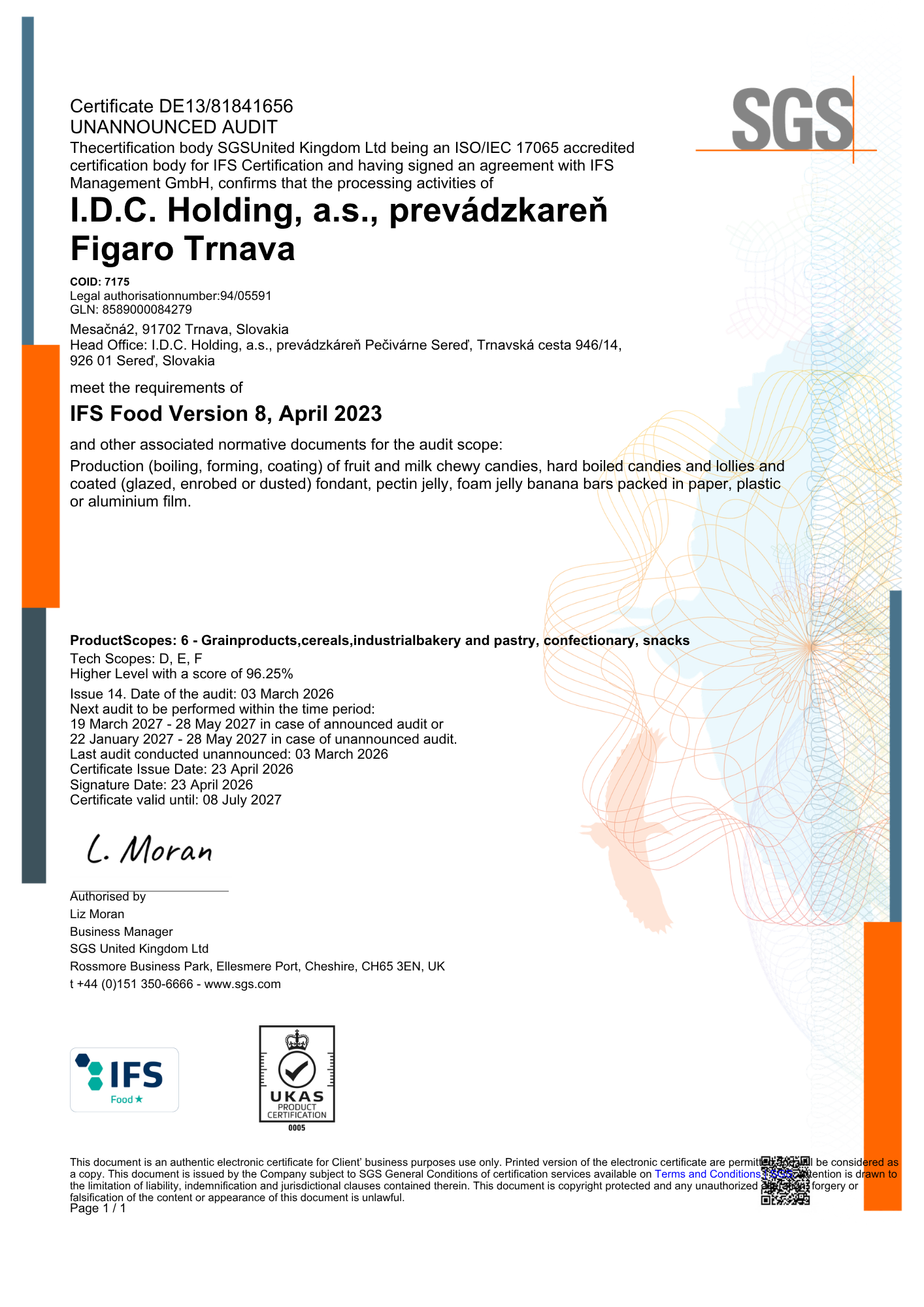 IFS Figaro Trnava 2027